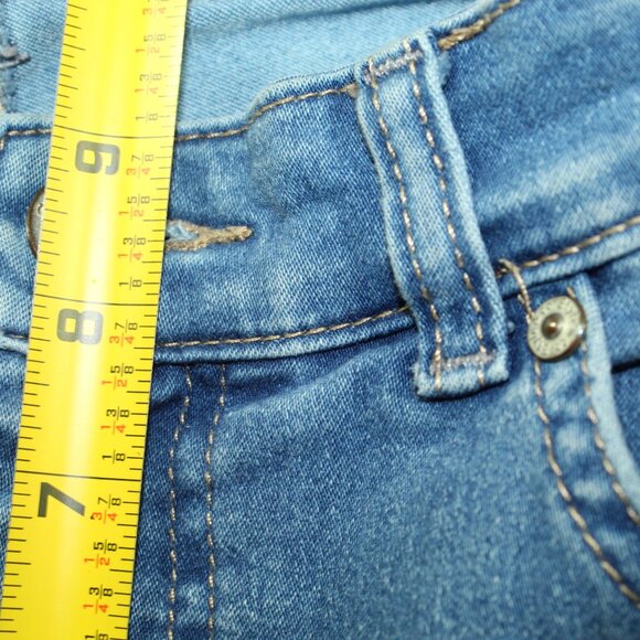 Style&co. Boyfriend Jeans Women's 6 Blue Medium Wash Denim Stretch Zip Fly - Picture 5 of 9